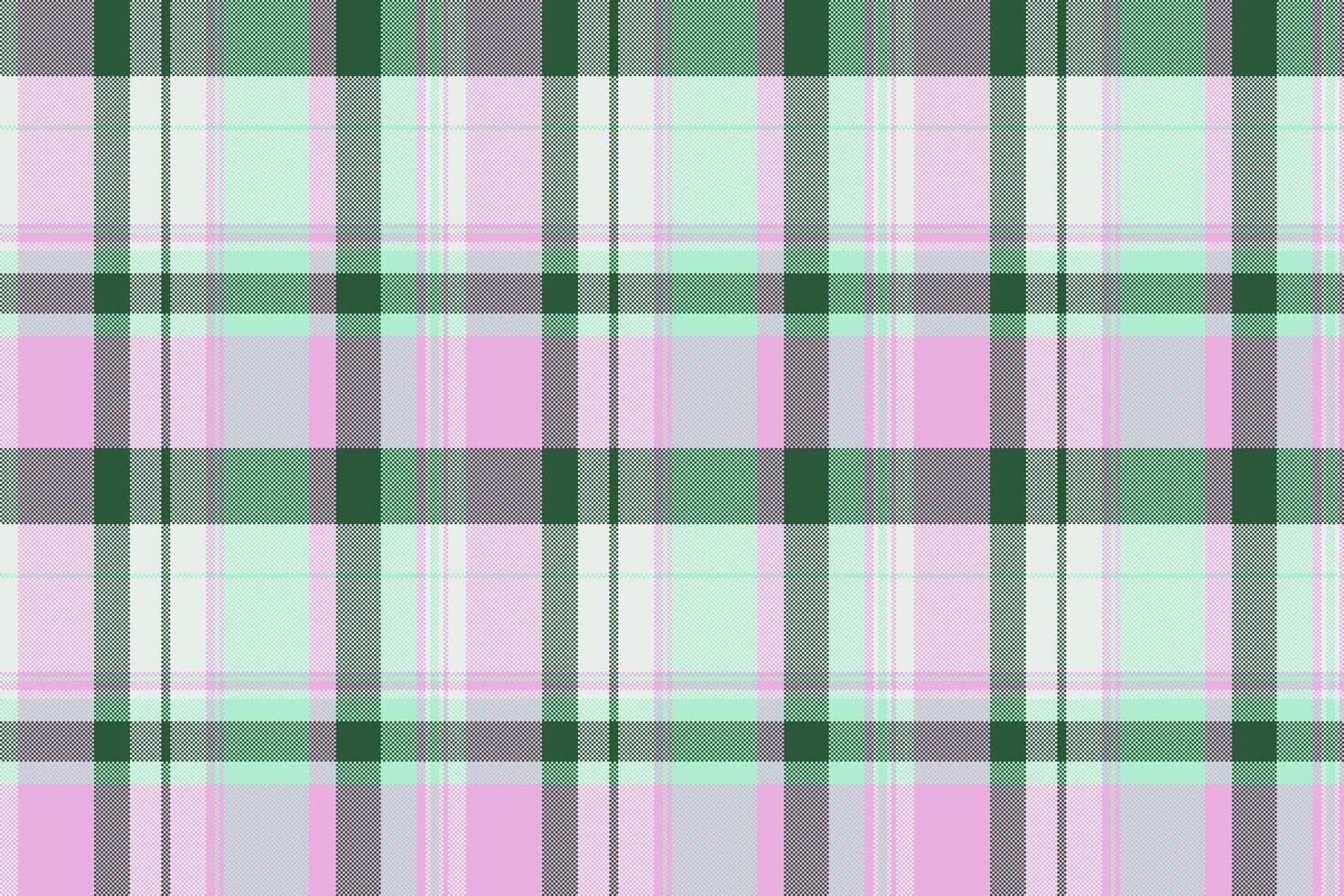 Textile tartan seamless of check background pattern with a fabric texture plaid vector. vector