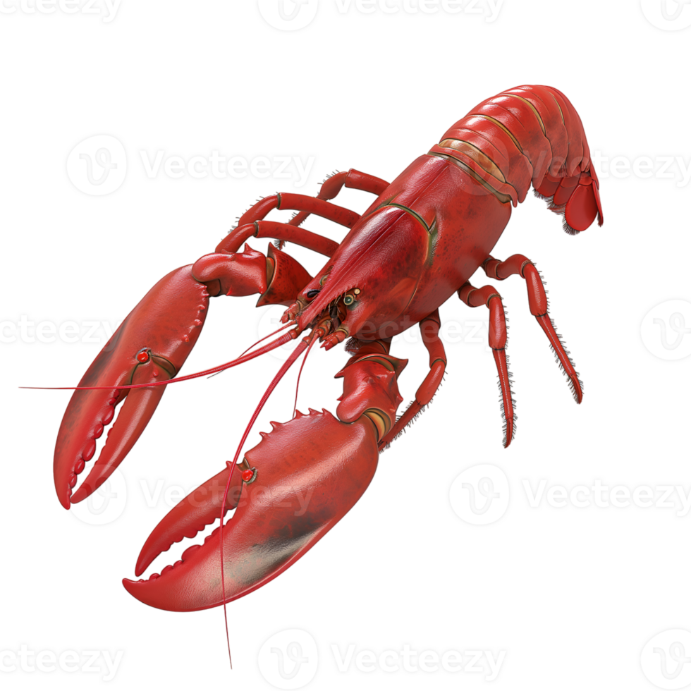 AI generated Lobster on transparent background png