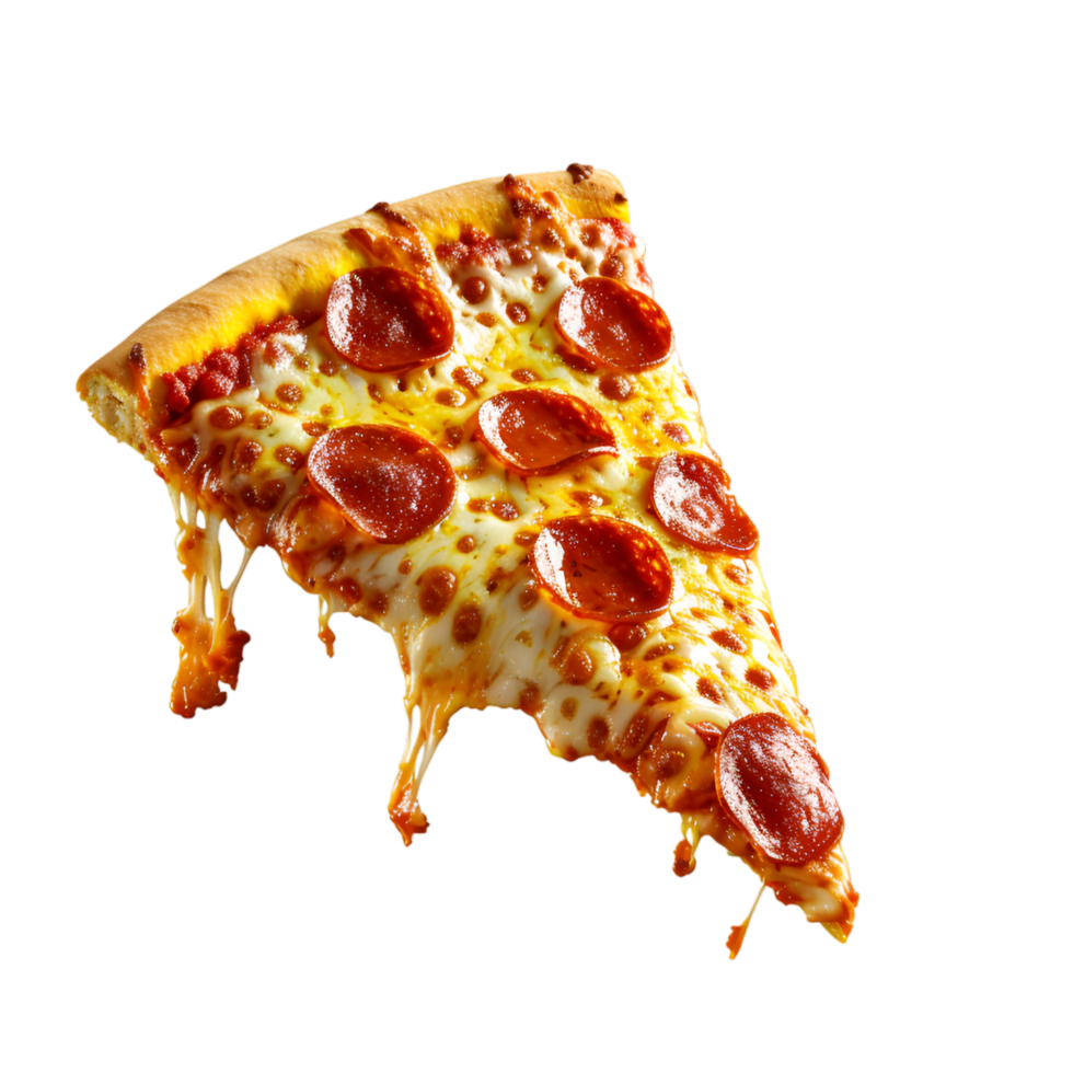 AI generated Pizza slice on transparent background png