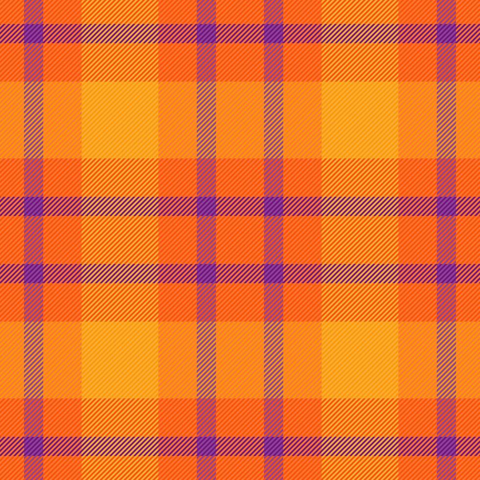 Textile plaid check of fabric texture tartan with a seamless background vector pattern.