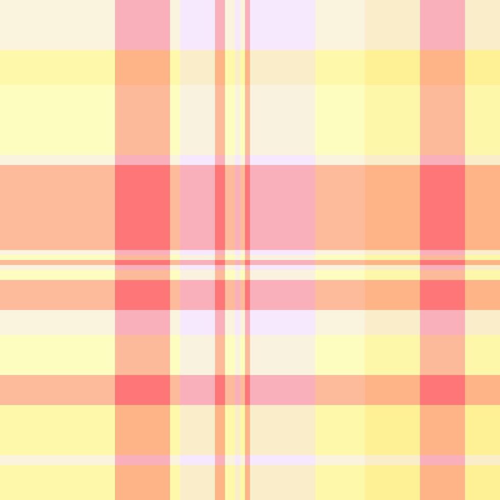 Texture background tartan of plaid check pattern with a seamless fabric vector textile.