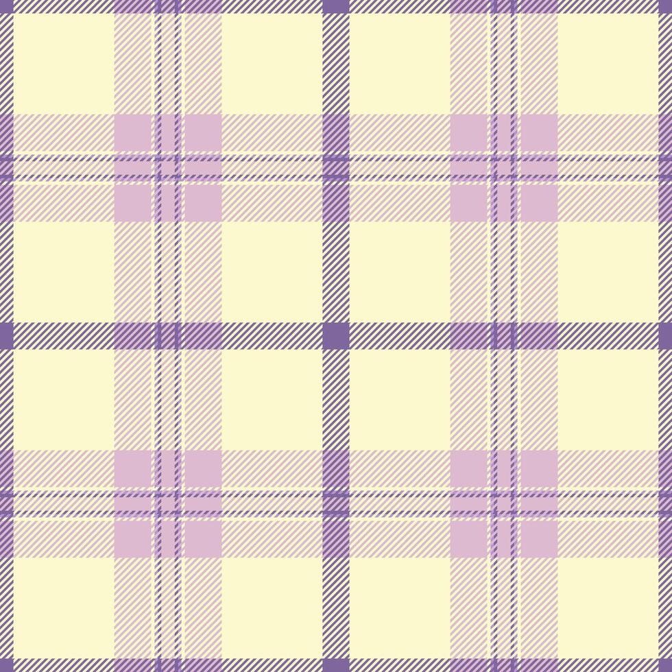 Check background texture of vector fabric tartan with a textile plaid seamless pattern.