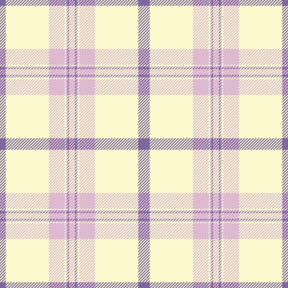 Check background texture of vector fabric tartan with a textile plaid seamless pattern.