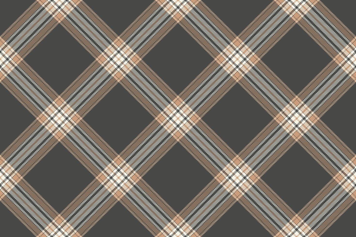 Tartan plaid background, diagonal check seamless pattern. Vector fabric texture for textile print, wrapping paper, gift card, wallpaper.
