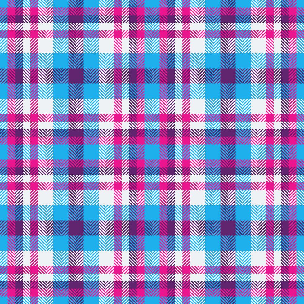 Vector fabric background of check pattern texture with a textile seamless tartan plaid.