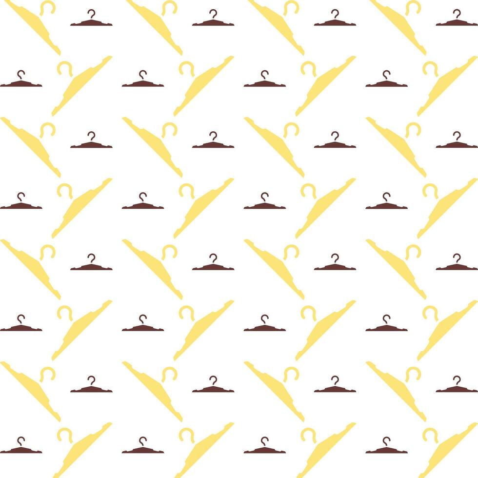 Clothes Hanger charming trendy colored repeating pattern vector illustration cool design