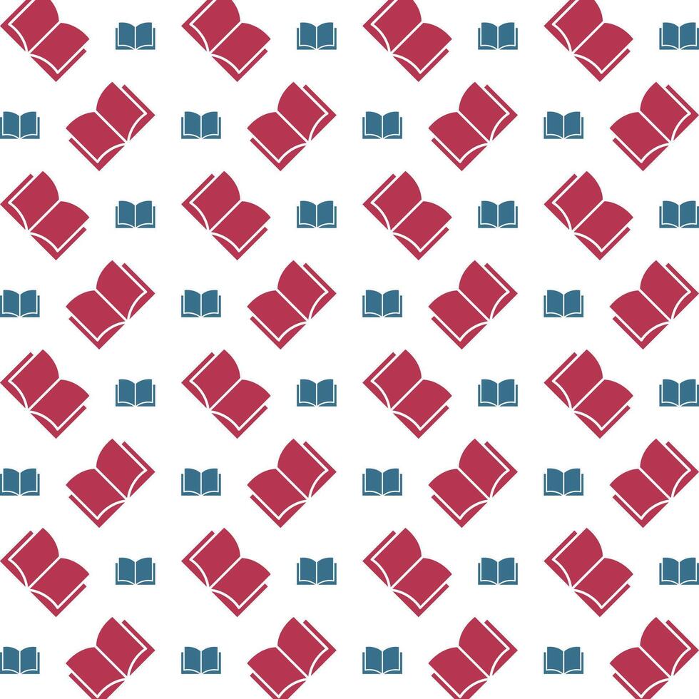 Book powerful trendy multicolor repeating pattern vector illustration design