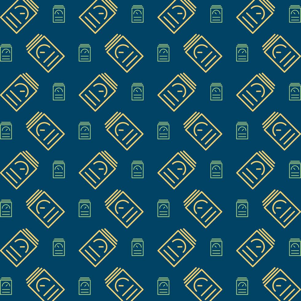 Document handsome trendy multicolor repeating pattern vector illustration design