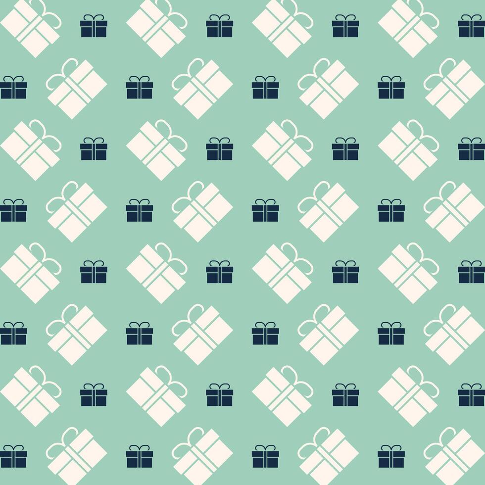 Gift exquisite trendy multicolor repeating pattern vector illustration background