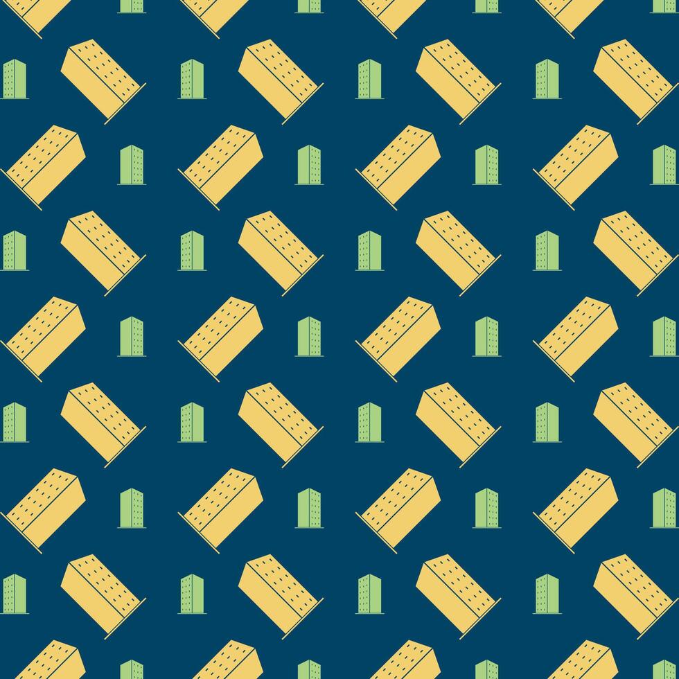 Real estate handsome trendy multicolor repeating pattern vector illustration design