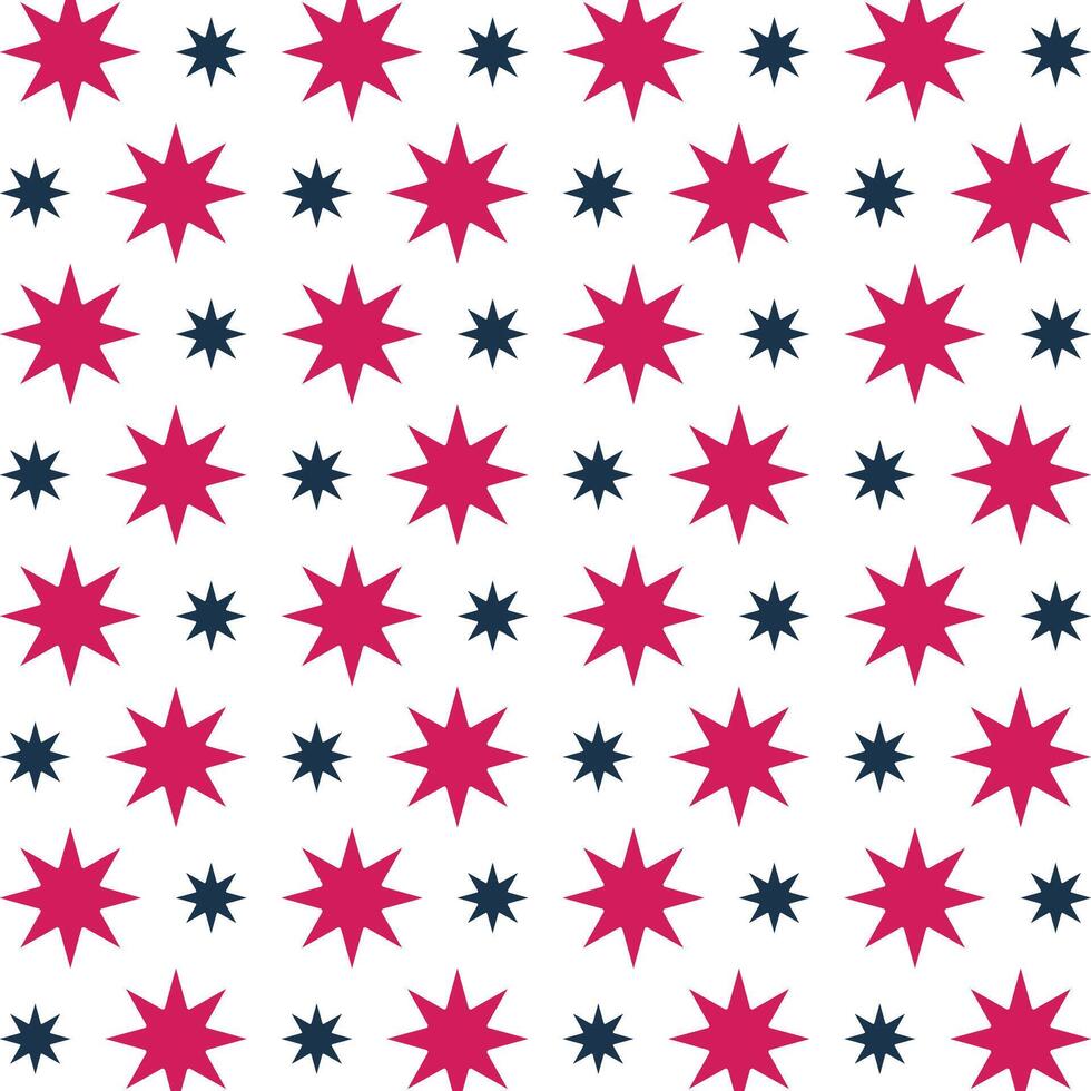 Stars fabulous trendy multicolor repeating pattern vector illustration design
