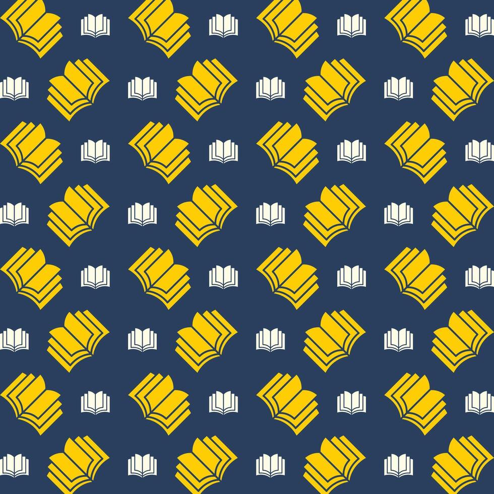 Book pages incredible trendy colored repeating pattern vector illustration design