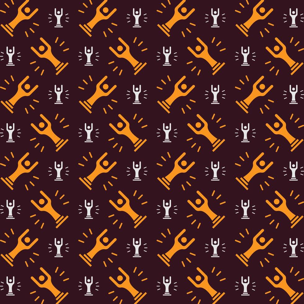 Award impressive trendy multicolor repeating pattern vector illustration background