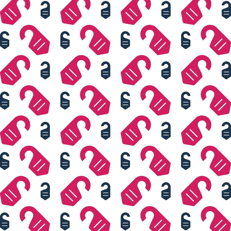Door Hanger fabulous trendy multicolor repeating pattern vector illustration design