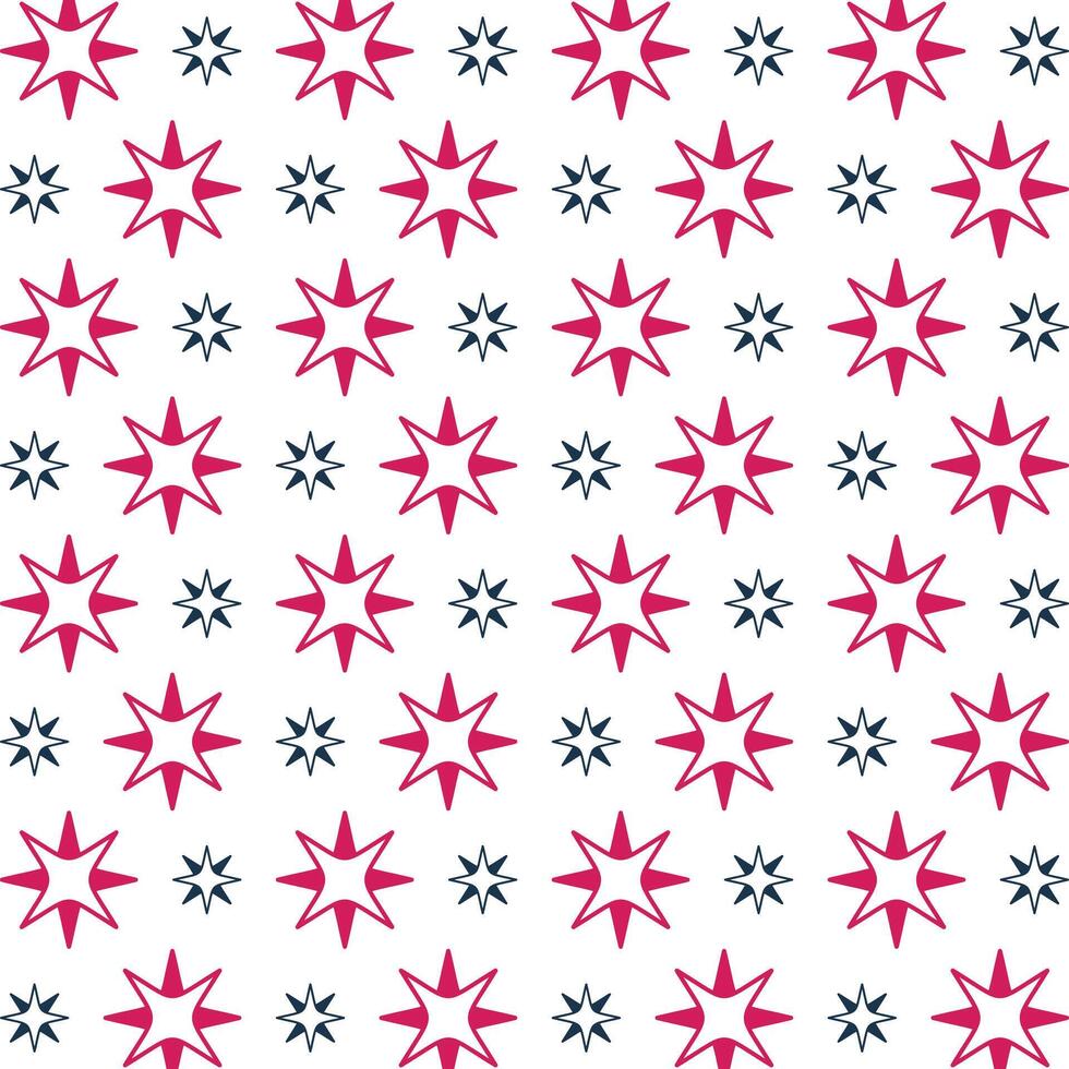 Night star fabulous trendy multicolor repeating pattern vector illustration design