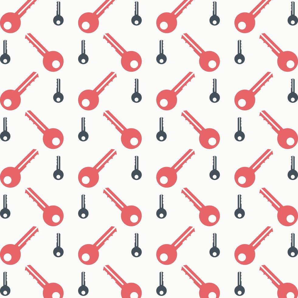 House key brilliant trendy colored repeating pattern vector illustration cool design