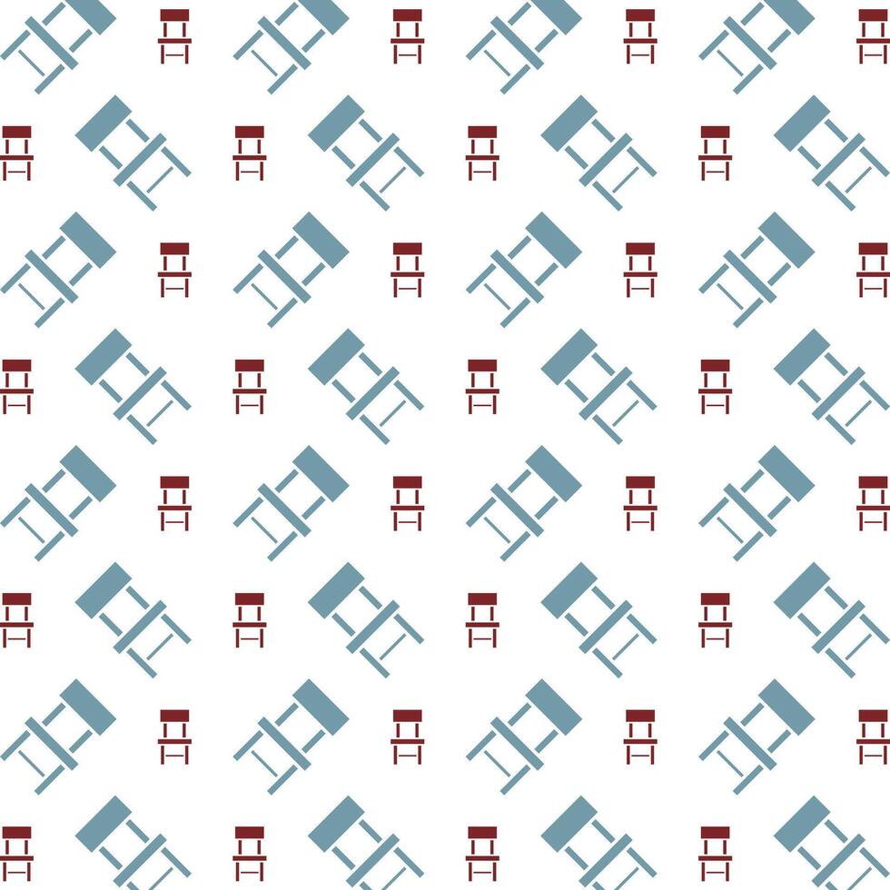 Seat superb trendy multicolor repeating pattern vector illustration design