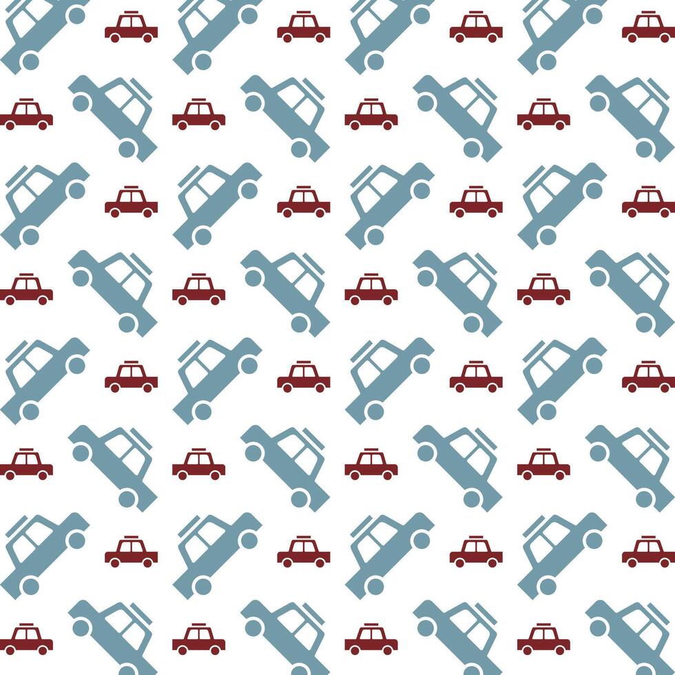 Taxi superb trendy multicolor repeating pattern vector illustration design