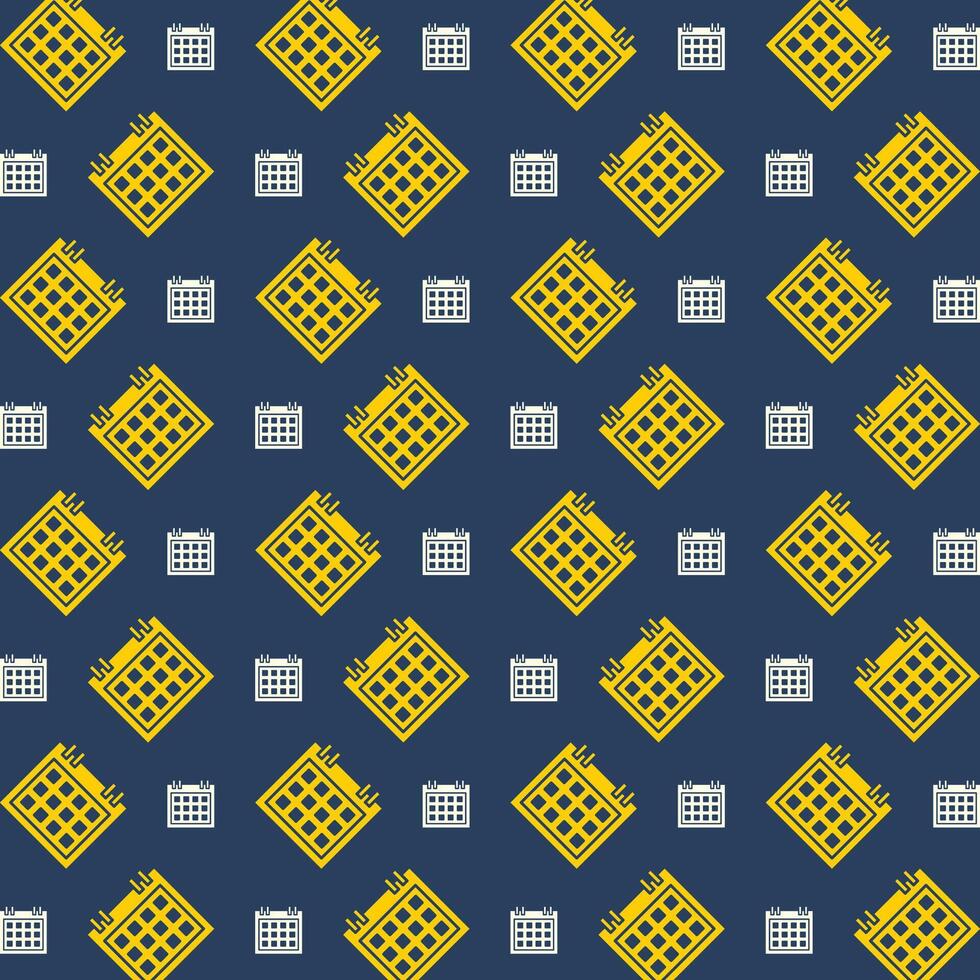 Calendar incredible trendy colored repeating pattern vector illustration design