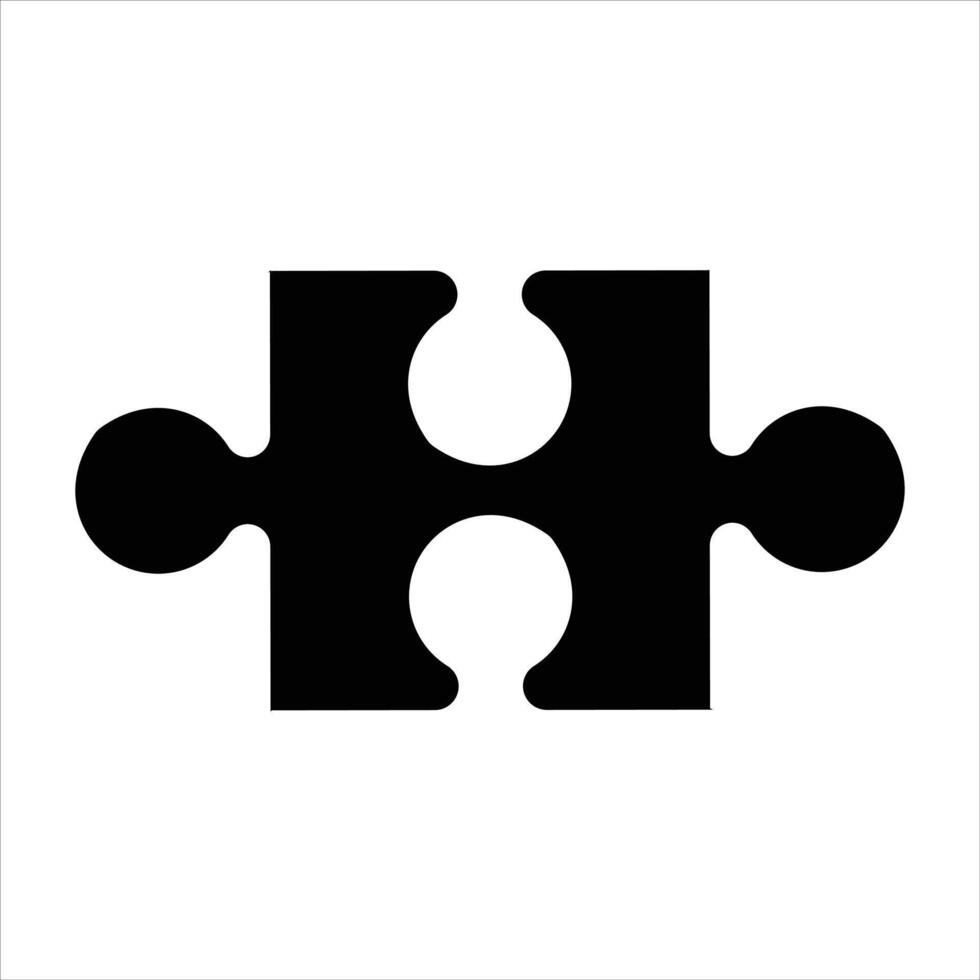 Puzzle icon in trendy flat style design. Vector graphic illustration. Puzzle icon for website design, logo, app, and ui. Vector file. EPS 10.