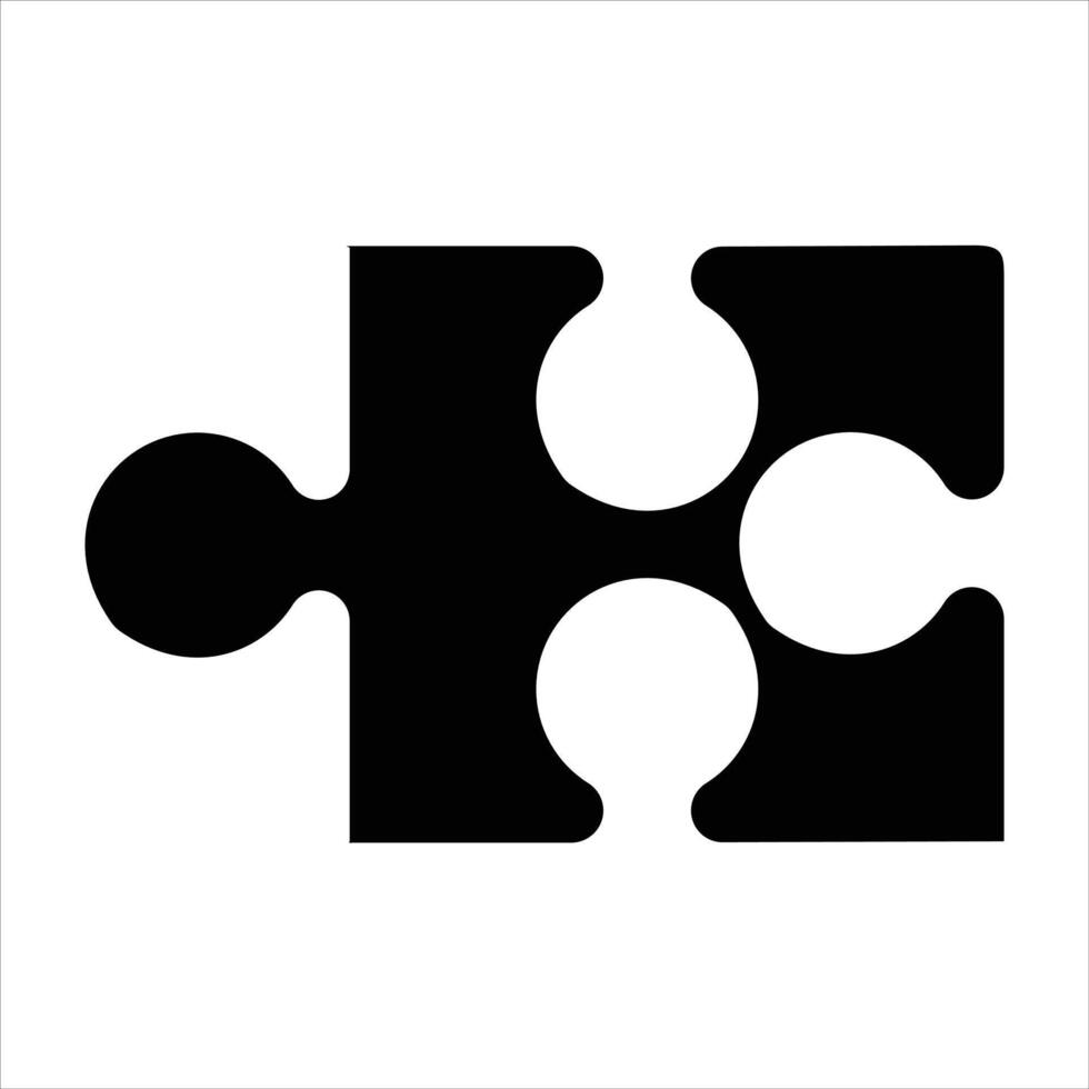Puzzle icon in trendy flat style design. Vector graphic illustration. Puzzle icon for website design, logo, app, and ui. Vector file. EPS 10.