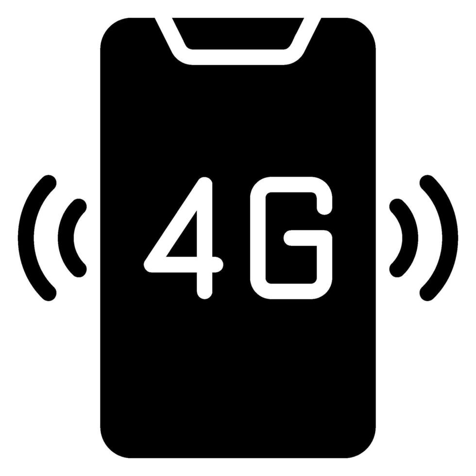 smartphone glyph icon vector