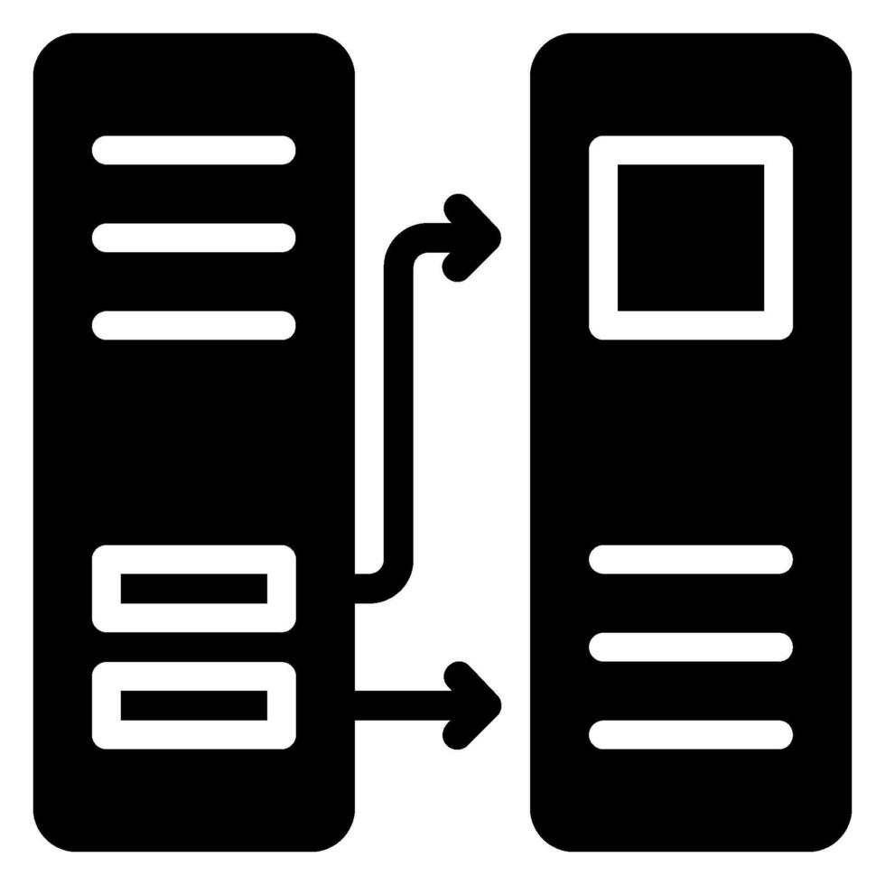 icono de glifo de prototipo vector