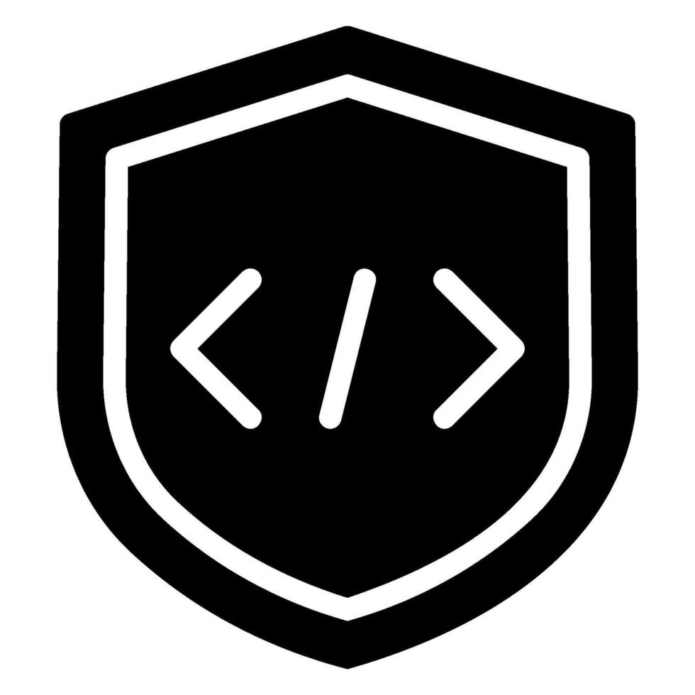 defense glyph icon vector