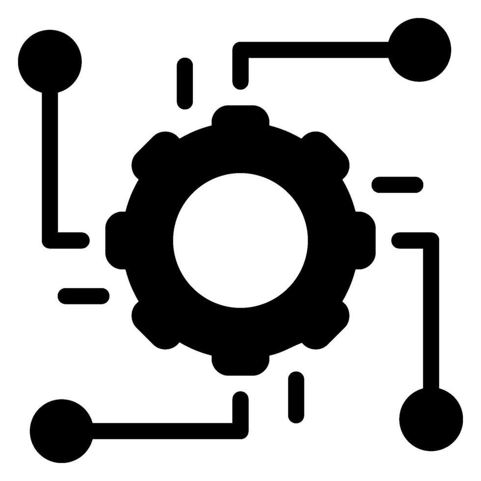 connections glyph icon vector