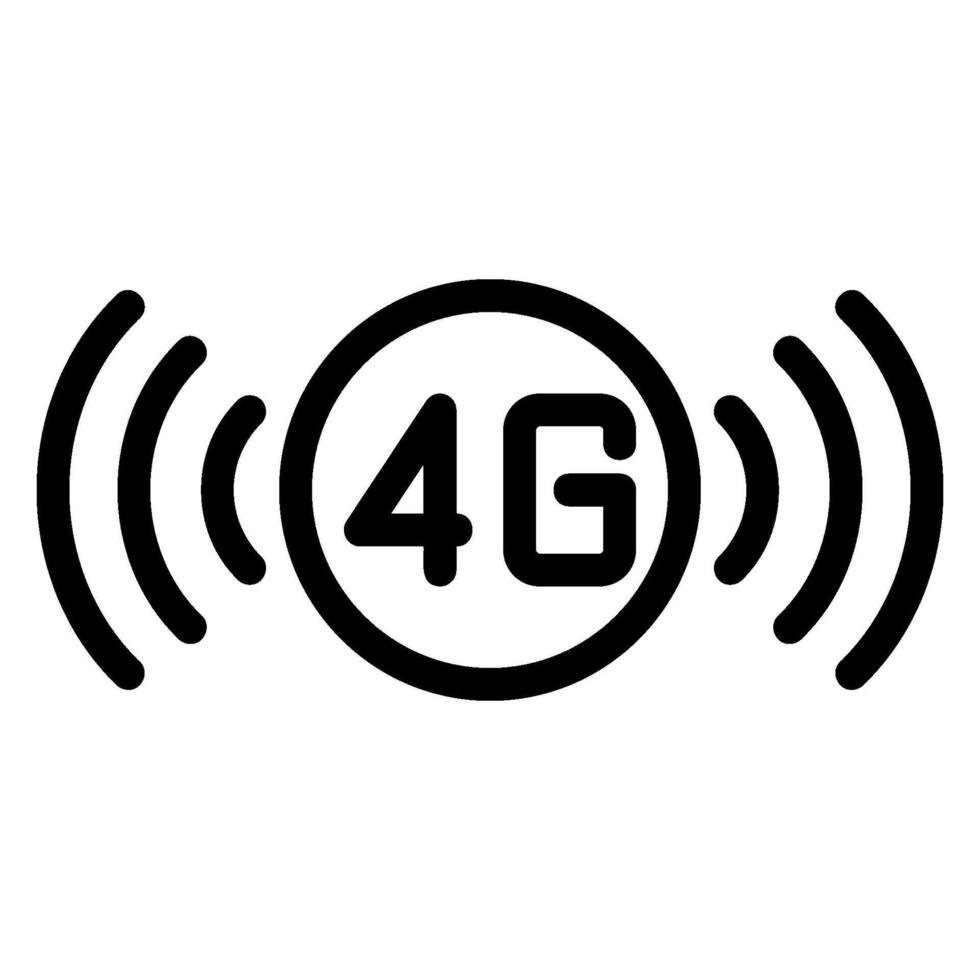 connectivity line icon vector