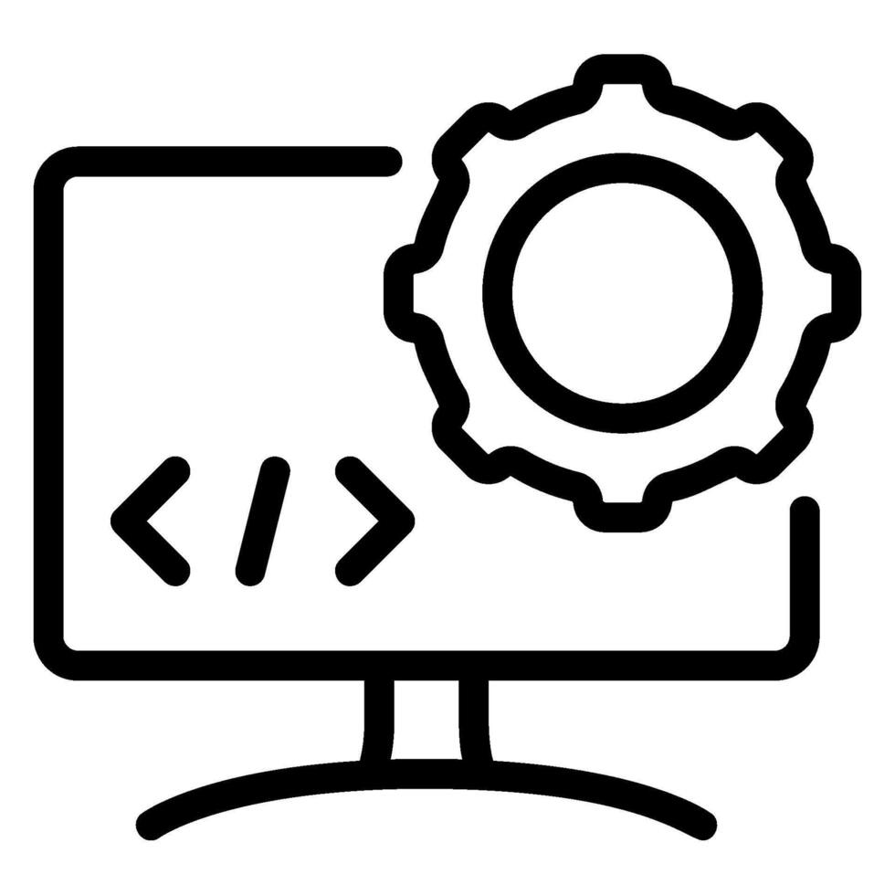 custom line icon vector