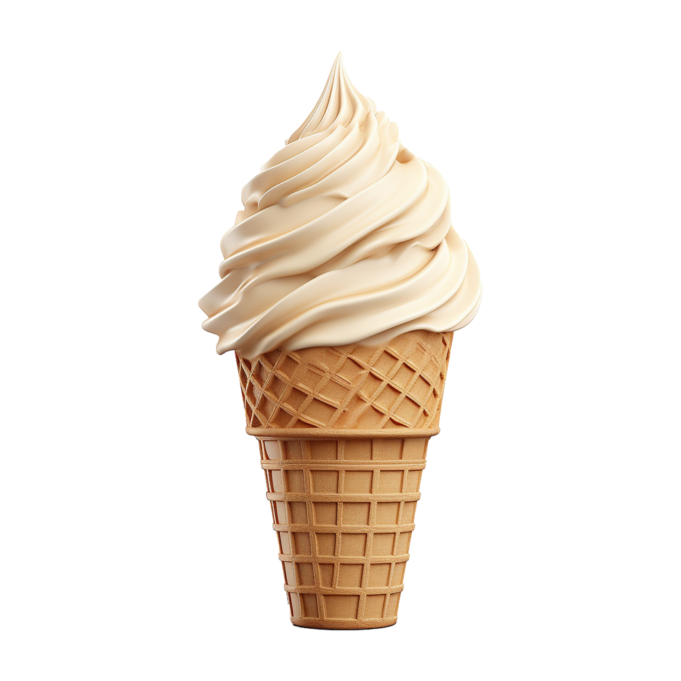 AI generated Tasty ice cream isolated on transparent background png