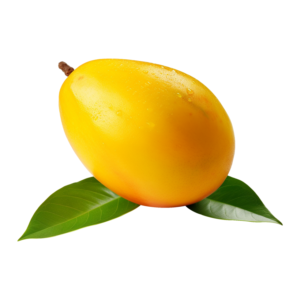 AI generated 3d fresh Mango isolated on transparent background png