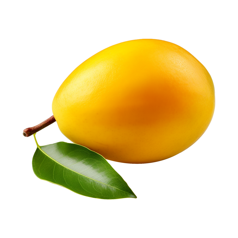 AI generated 3d fresh Mango isolated on transparent background png