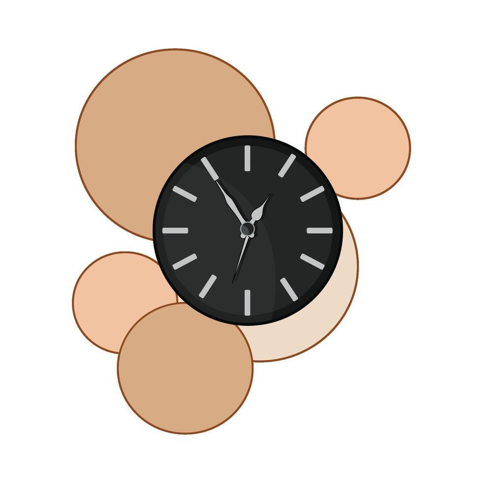 ilustración de reloj vector