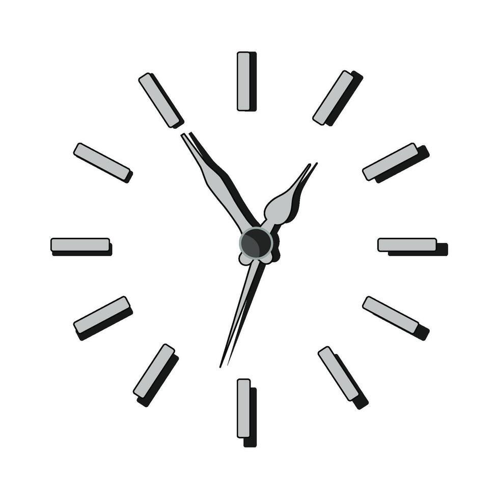 ilustración de reloj vector