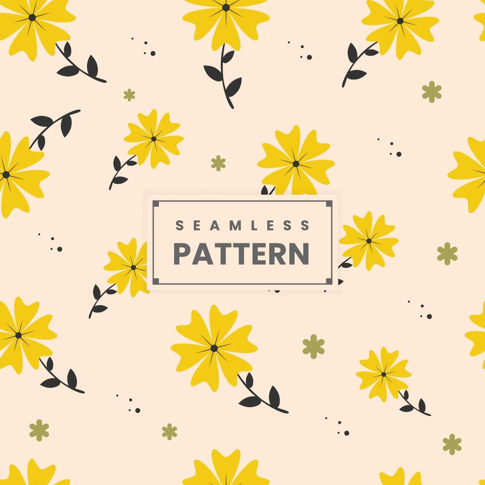 Autumn leaf Seamless floral pattern design . vector seamless pattern design for textile and printing