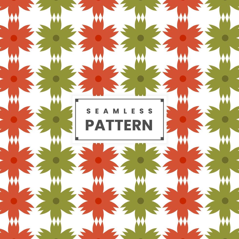 Seamless repeat Floral Pattern design for fabric vector