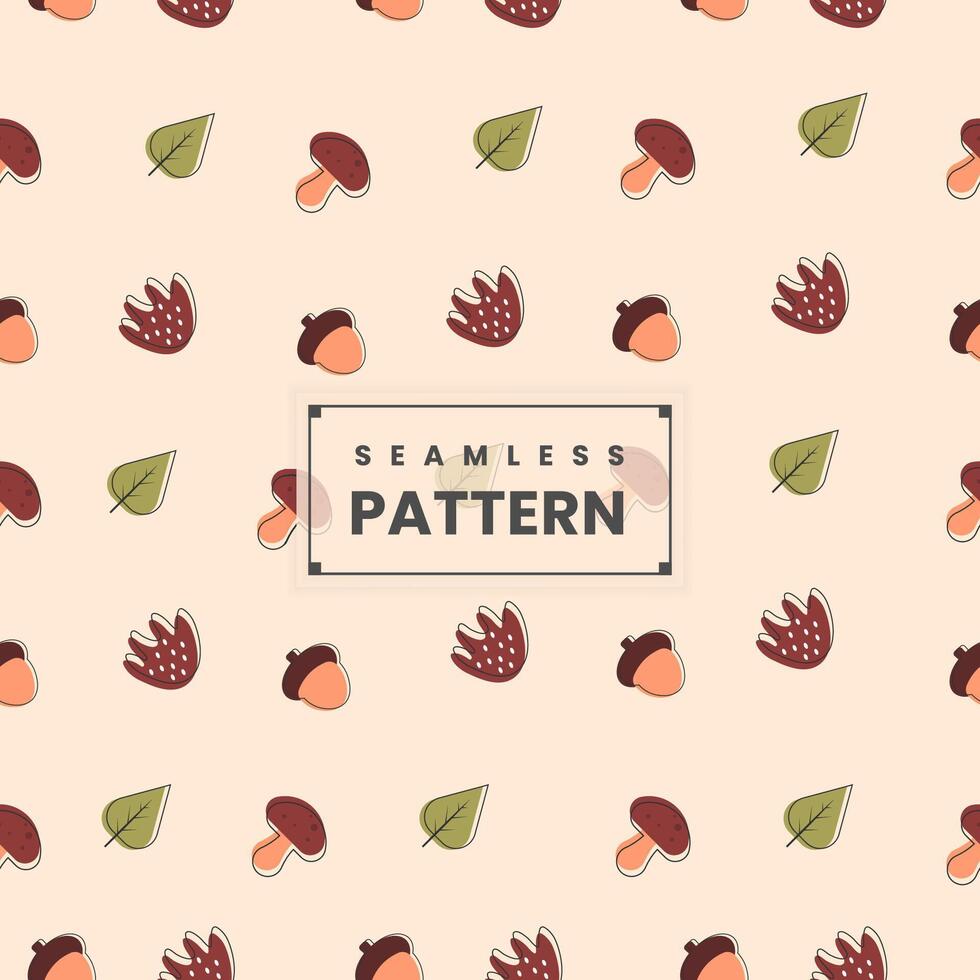 Floral seamless pattern design.Floral pattern design in peach tones vector