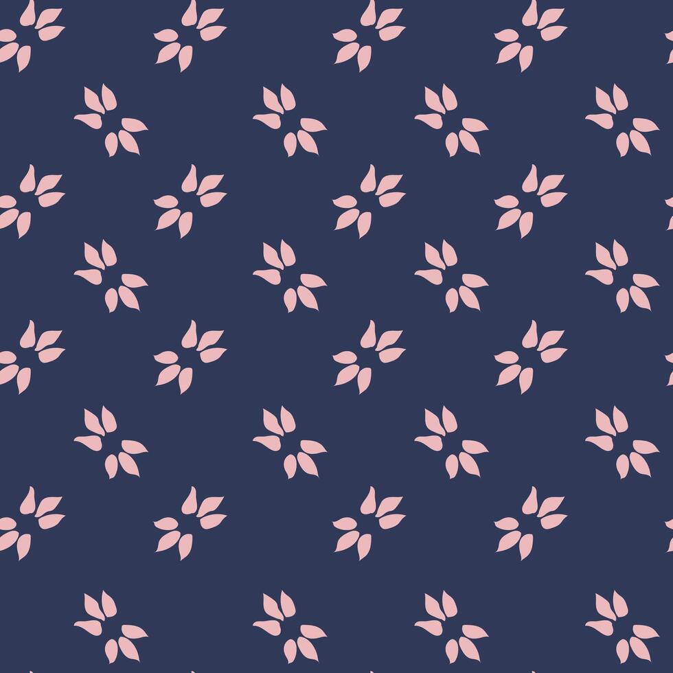 Floral seamless pattern with flowers or leaves vector