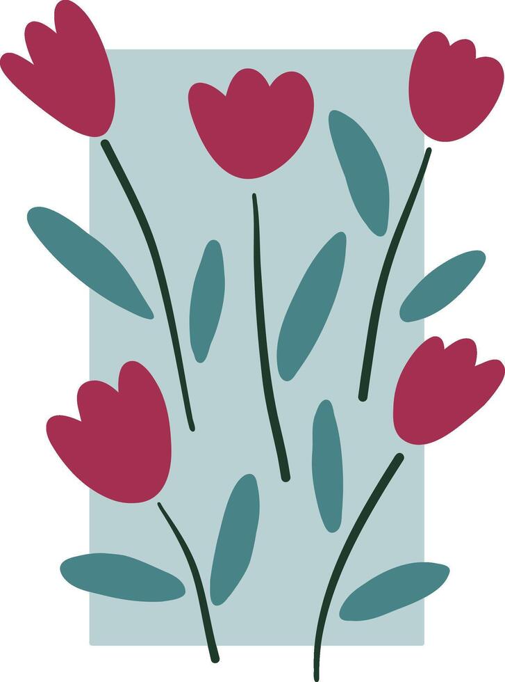Hand Drawn Flower vector