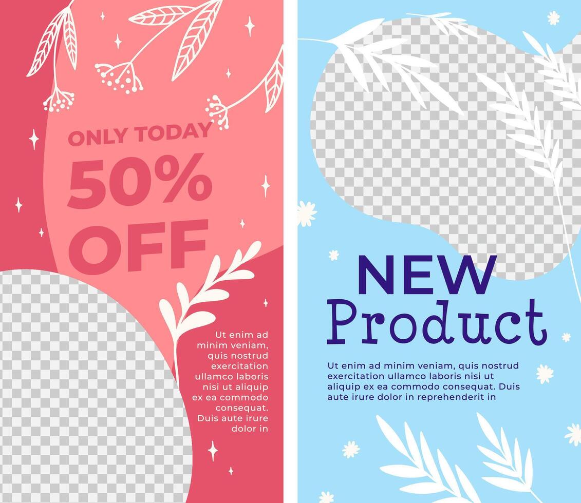 Only today price reduction, new product, banner vector