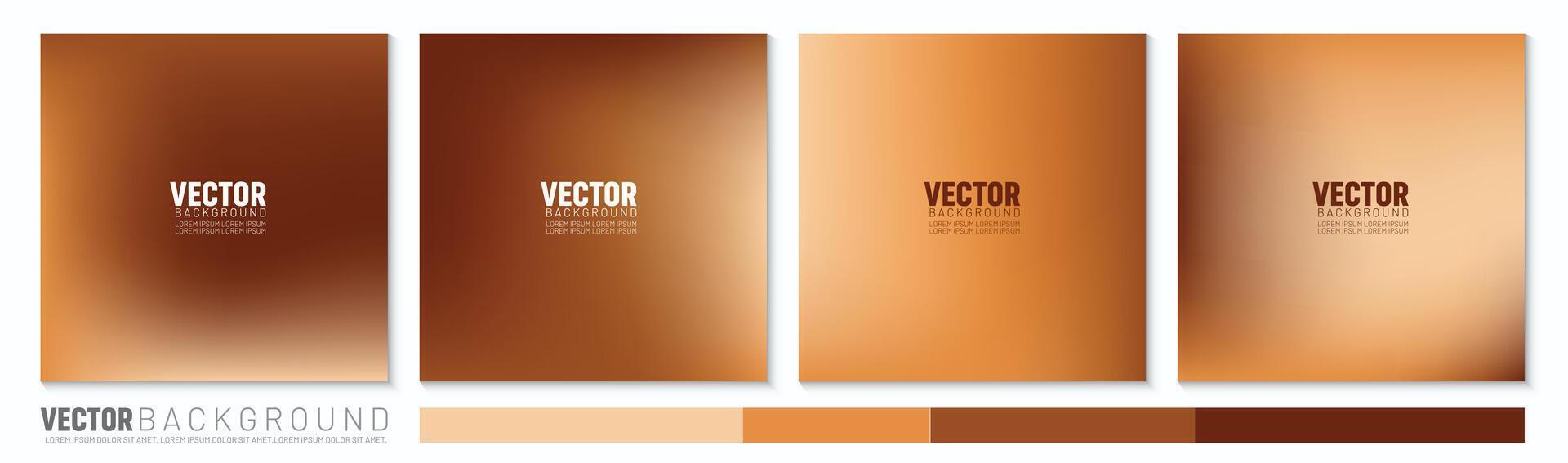 Maroon, Brown, Orange, Gold, Skin, Warm, Gradient background color vector