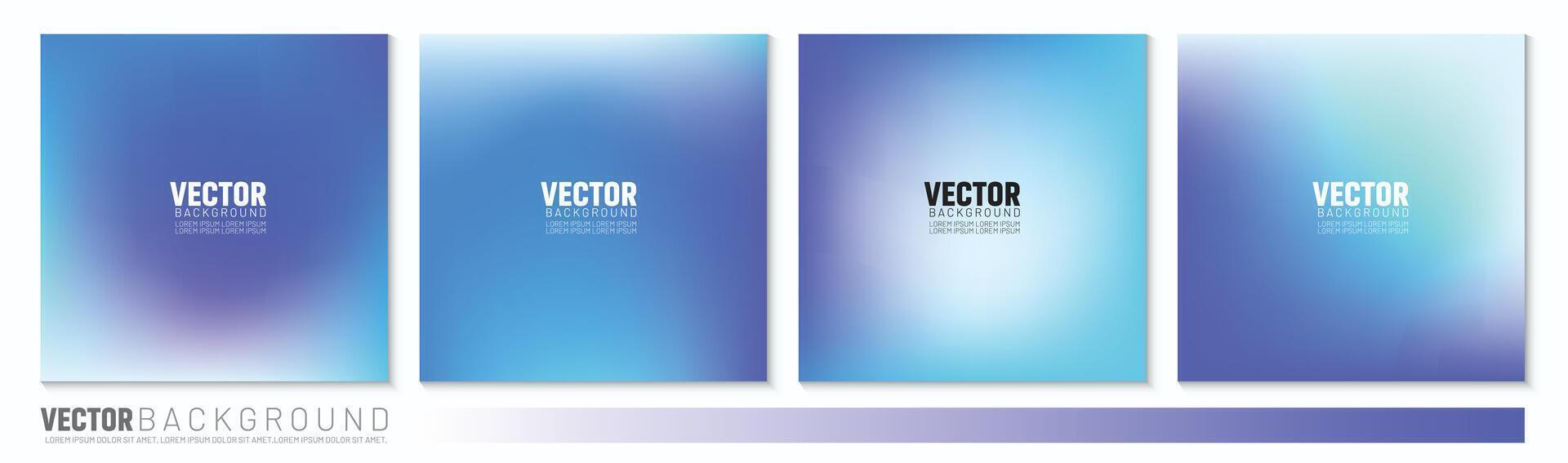 Blue, Cold, Gradient, Winter background for social media vector