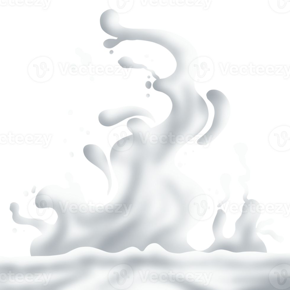 White milk liquid Splash Background png