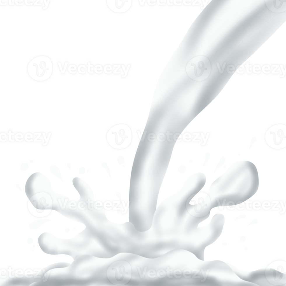 White milk liquid Splash Background png