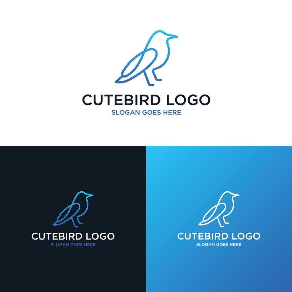 vector línea Arte de resumen vistoso colibrí, colibri pared Arte diseño, mínimo pájaro línea logo icono ilustración aislado en blanco antecedentes