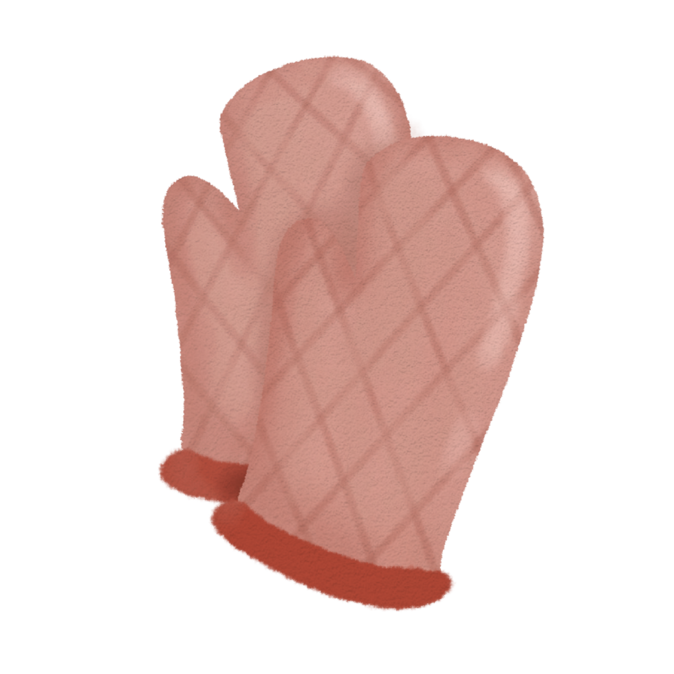 horneando guantes panadería icono logo png