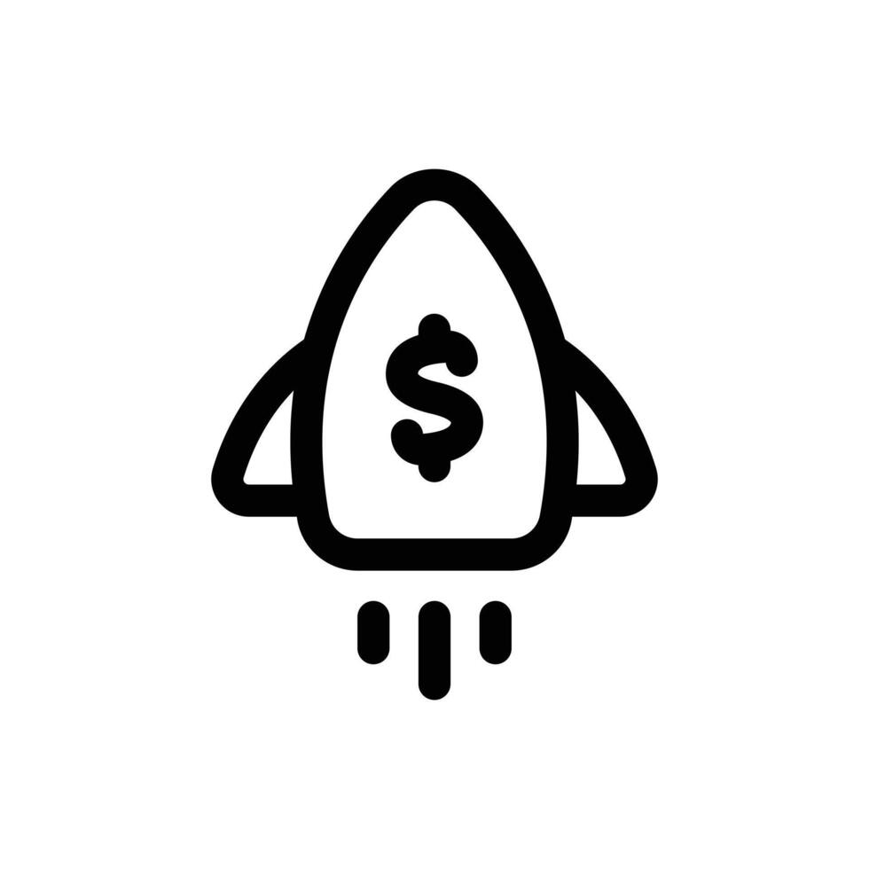Start Up icon in trendy outline style isolated on white background. Start Up silhouette symbol for your website design, logo, app, UI. Vector illustration, EPS10.