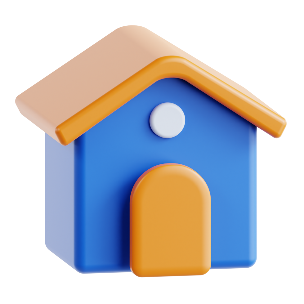 home 3d graphic illustration png